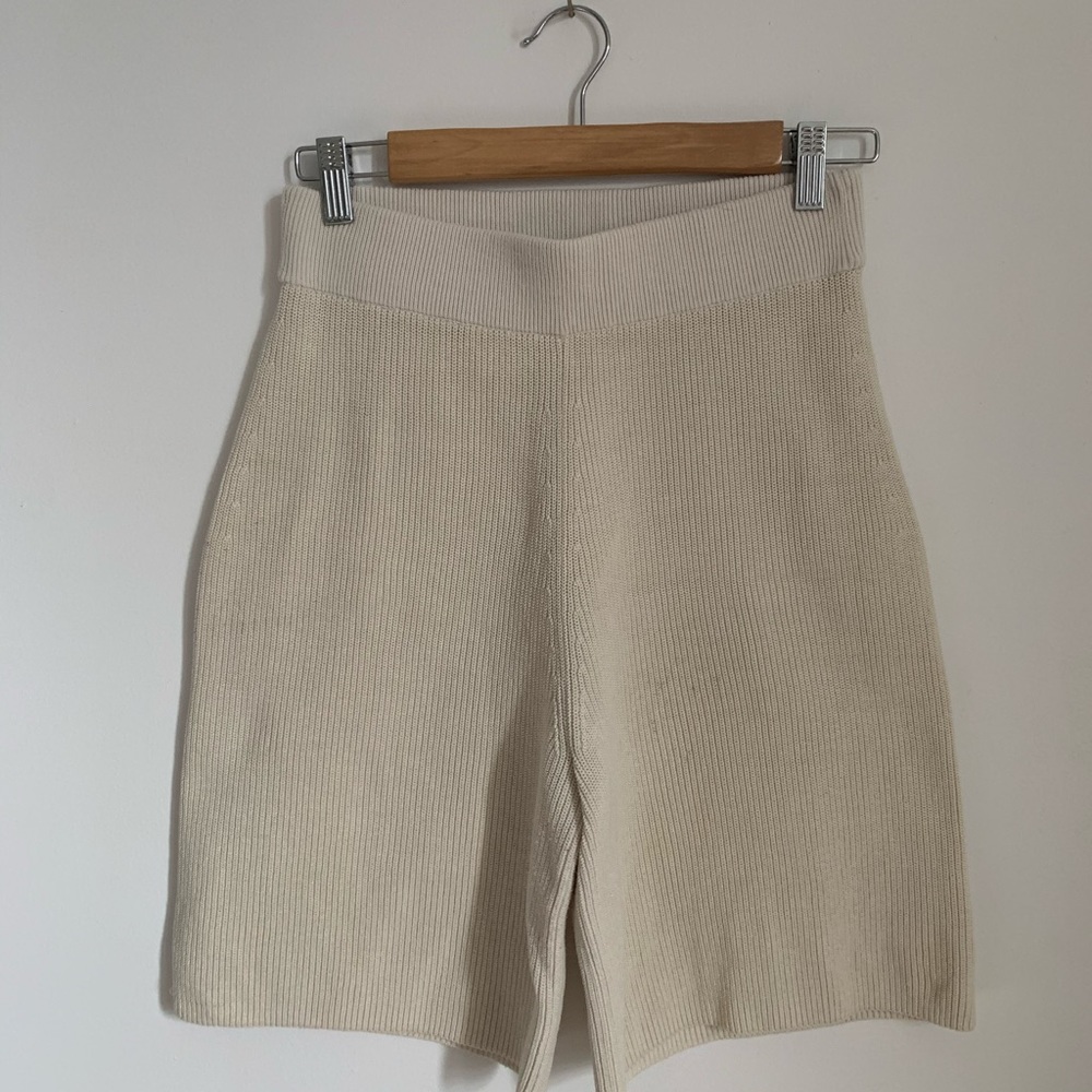 COS knit shorts